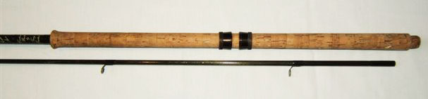 Old carp rod with cork handle